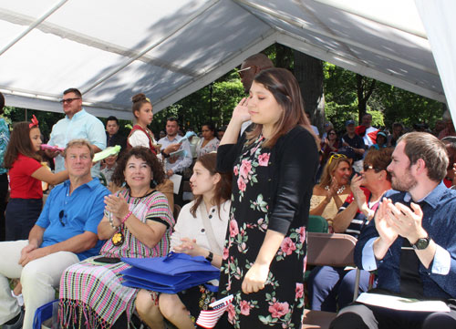 Oath of citizenship on One World Day